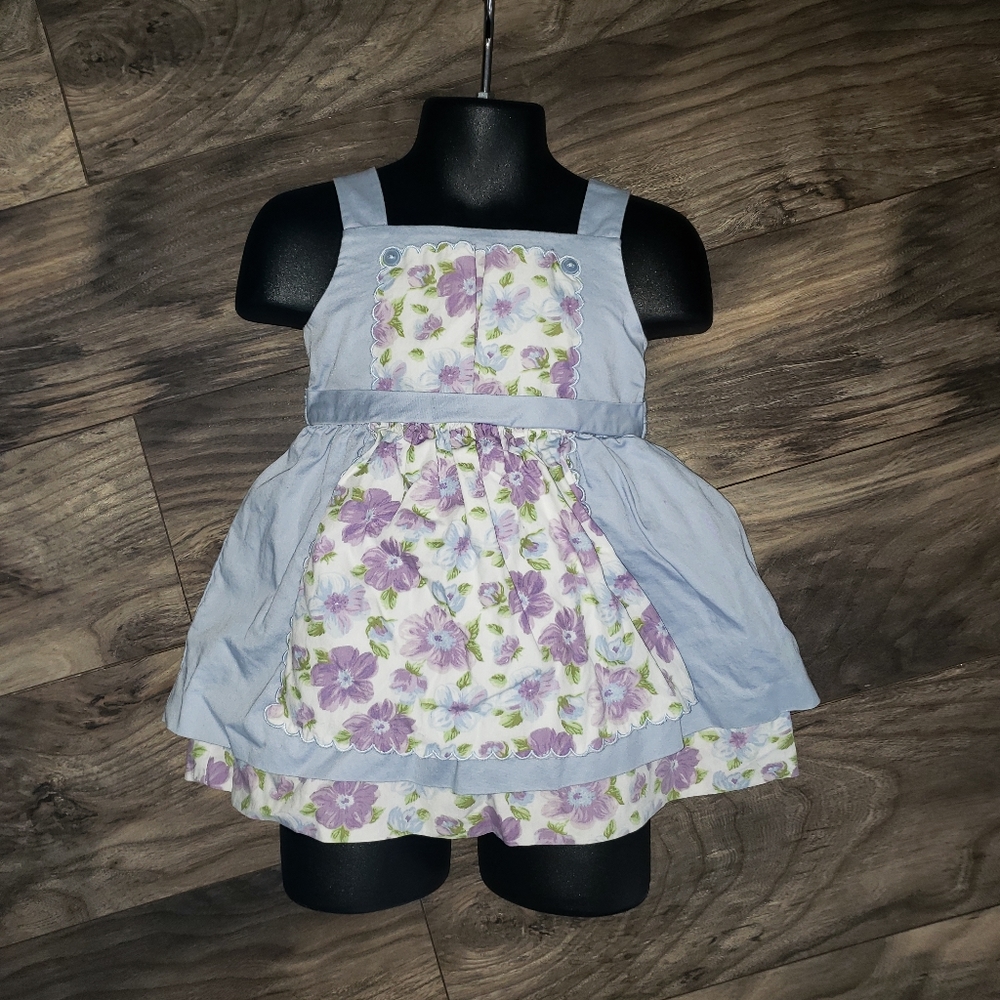 EUC Janie and Jack Teatime apron dress